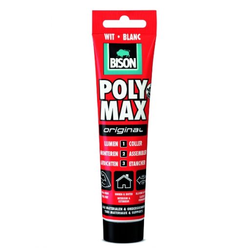 BISON POLY MAX ORIGINAL WIT TUB 165G*6 NLFR