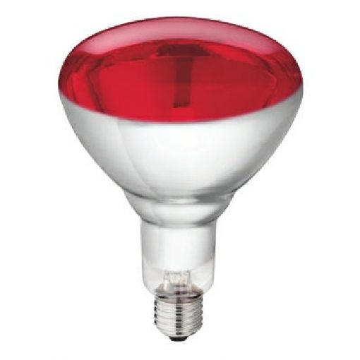BR125 IR 250W E27 230-250V RED 1CT/10