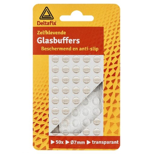 GLASBUFFERS BOL TRANSP. 1,3 X Ø8 MM 50 ST.