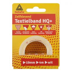 WATERVAST TEXTIELBAND WIT 4 M 19 MM