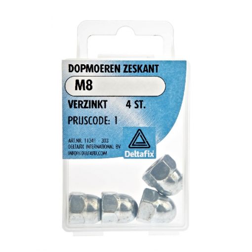 DOPMOEREN ZESKANT VERZINKT M8 4 ST