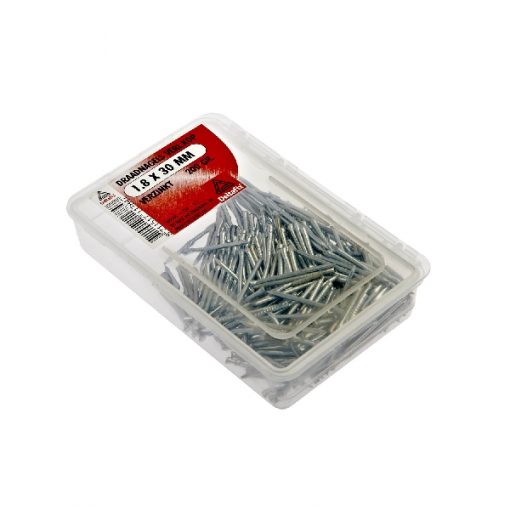 DRAADNAGELS VERL.KOP VERZINKT 1.8X30 200 GR