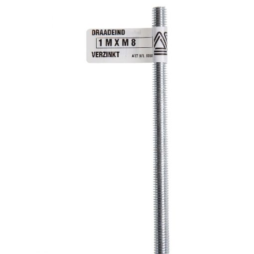DRAADEIND VERZINKT 1 METER M 12