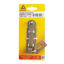 SCHUIFJE MET BOCHT GEEL VZ 100X31MX1.0 1ST