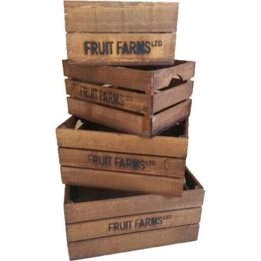 HOUTEN FRUITKIST MAAT L