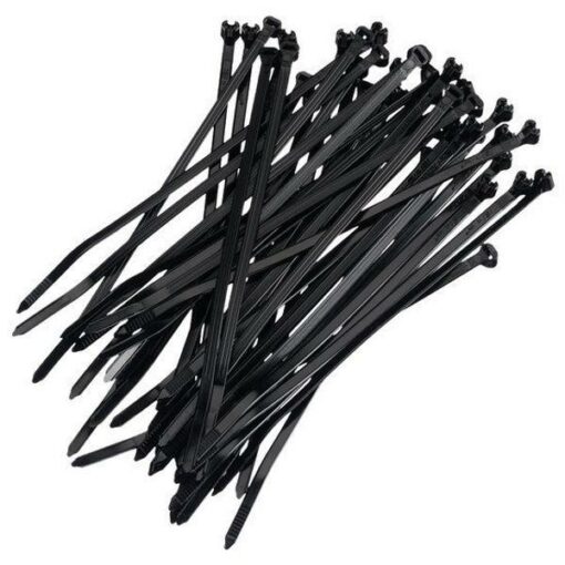 KABELBANDJE ZWART 370X7.6
