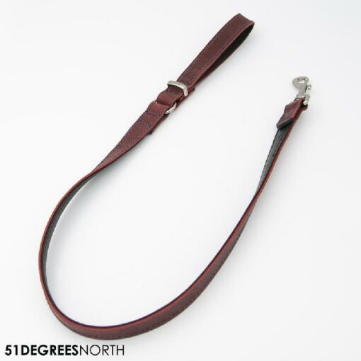 51 - Milano Leash Contrast Burgundy - 20mm x 100mm