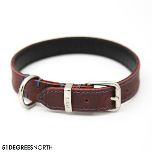 51 - Milano Collar Contrast Burgun - 35mm x 65cm