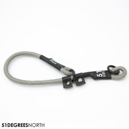 51 - Wanderful Collar Nylon Rope Grey 30-35x8