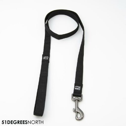 51 - Wanderful Leash Nylon Flat Black  120x20