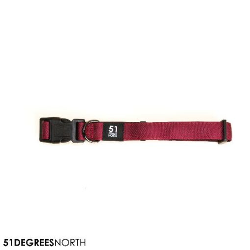 51 - Wanderful Collar Nylon Flat Burgundy 36/65-25