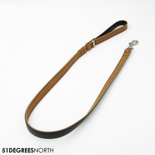 51 - Milano Leash Contrast Cognac - 16mm x 150mm