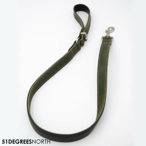 51 - Milano Leash Contrast Green - 12mm x 120mm