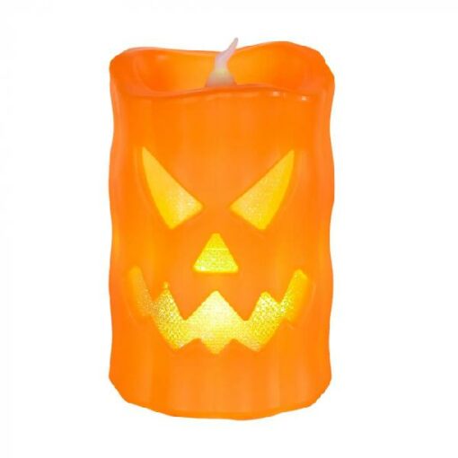 Led-kaars pompoen 10x6cm
