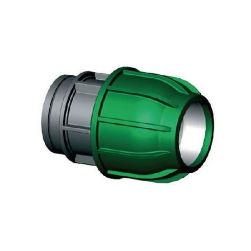 PP KLEMKOPPELING 25 X 1/2" BI. DR.