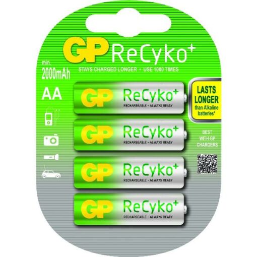 GP RECYKO+ PRO 4 X AA 2000MAH 1.2V