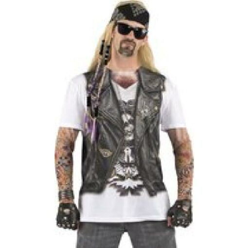 HEREN FOTO T-SHIRT BIKER L
