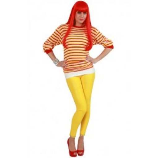 Dorustrui rood/wit/geel lange mouw unisex xl