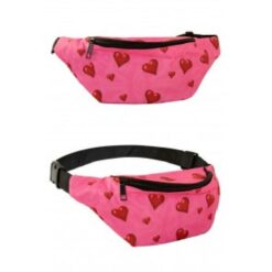 Heuptasje roze met hartjes