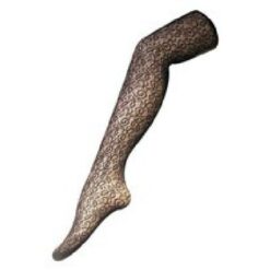 Netpanty zwart cashmir one size