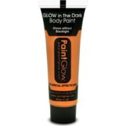 FACE & BODY PAINT 10 ML GLOW IN THE DARK ORANJE