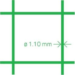 VOLIEREGAAS PVC 13X1.1 50 CM X 10 M