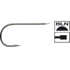 MUSTAD UNP WIDE ROUND BEND MATCH SPADE BARBED 12 (