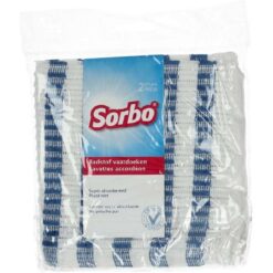 BADSTOFVAATDOEK STREEP 35X35CM 2 ST