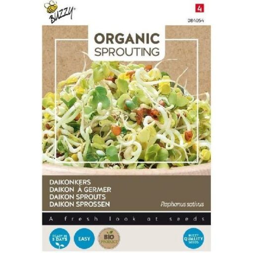 BUZZY® ORGANIC SPROUTING DAIKONKERS (BIO)