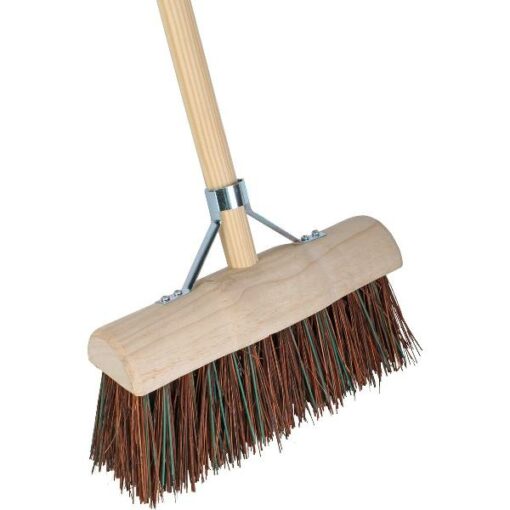 BEZEM HALFROND 31CM COMPL.