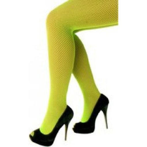 Netpanty zwart grote mazen one size