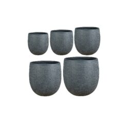 Pot Kinza antraciet D45 H45