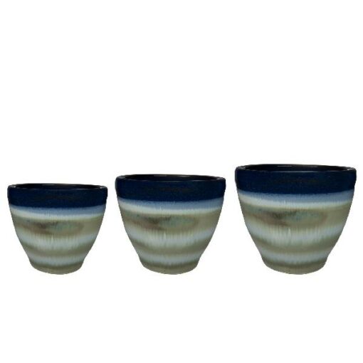Pot Ruben oasis blue D24H23