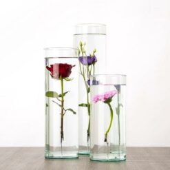VERZONKEN BLOEMEN VAAS L