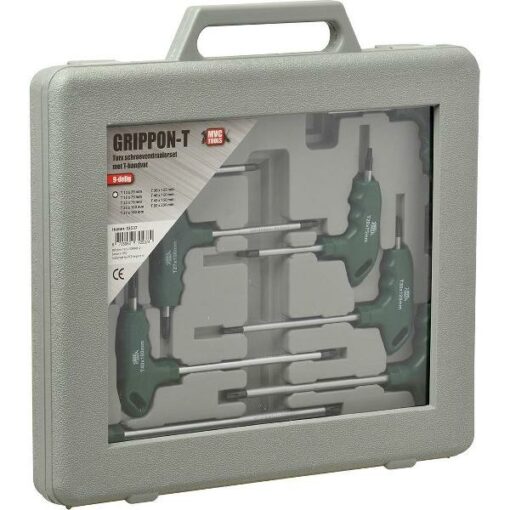 T-GREEP TORX SET 9-DELIG IN KOFFER