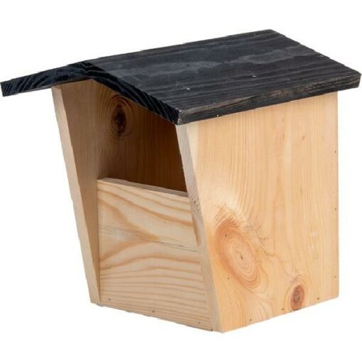 Nestkast roodborst zwart dak