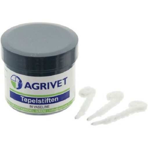 Agrivet tepelstiften in vaseline 20stuks