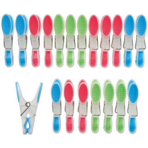 Handy wasknijpers kunststof 20 stuks