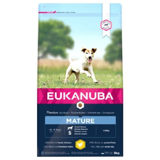 EUKANUBA MATURE SENIOR KIP SMAL BREED 3 KG KIP