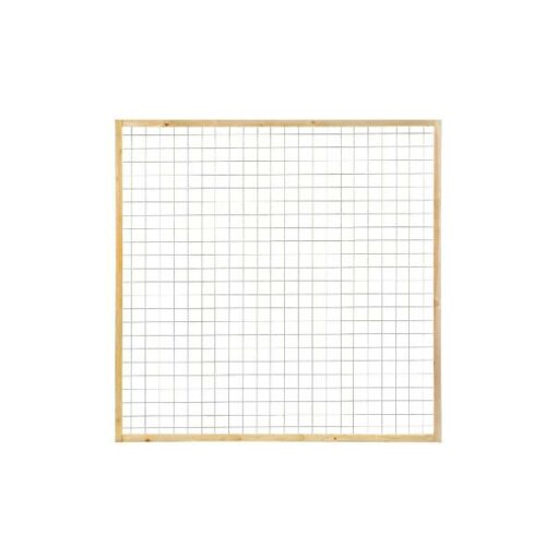 Gaaselement met kader 45x45mmH180xB180cm GEÏMPREGN