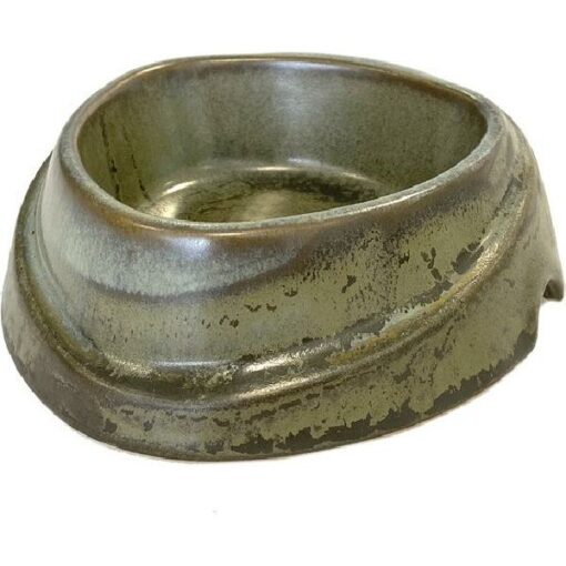 Eetkom stone vigor Kaki500ml - 18,5x18,5x5,5cm