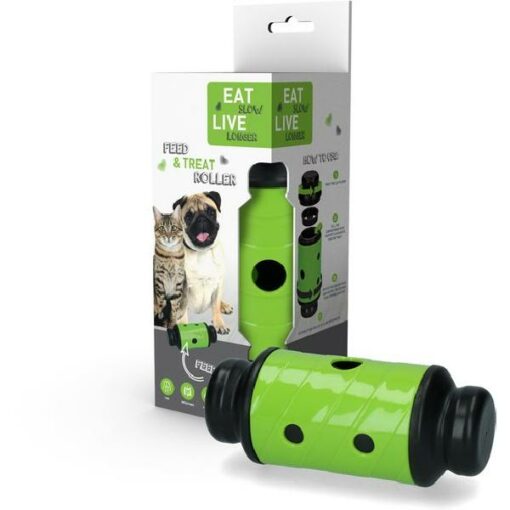 EAT SLOW LIVE LONGER FEED AND TREAT S GROEN 1 ST