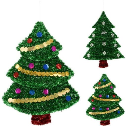Kerstboom Tinsel 61cm groen  2ass