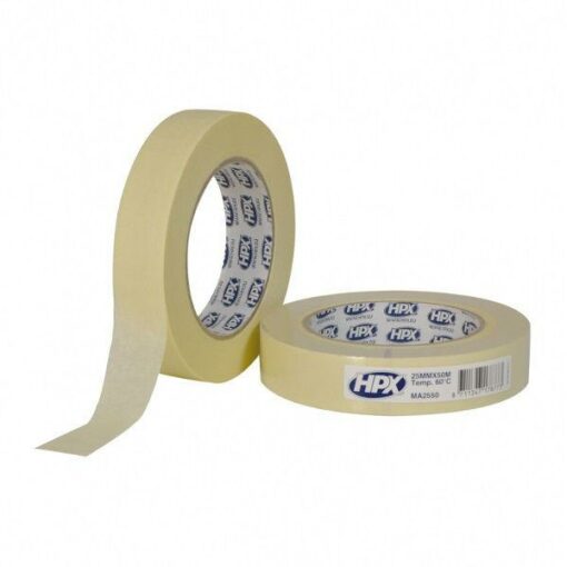 AFPLAKBAND / MASKING TAPE 60°C - CREMEWIT 19MM X 5