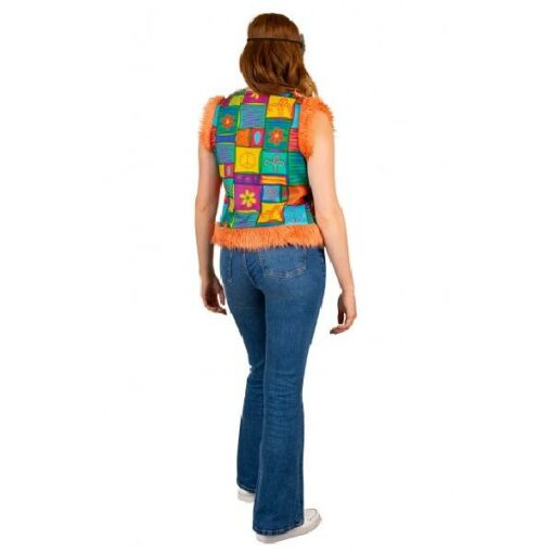 Hippie vest patchwork maat 40