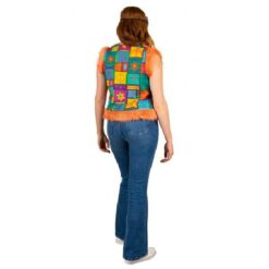 Hippie vest patchwork maat 42