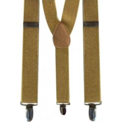 Bretel lurex goud