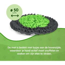 Eat Slow Live Longer Snuffle Mat Groen