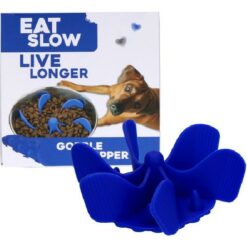 Eat Slow Live Longer Gobble Stopper Blue