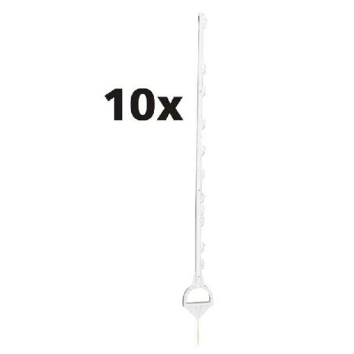 DUOPACK STIJGBEUGELPAAL 1,55M WIT (2X5)